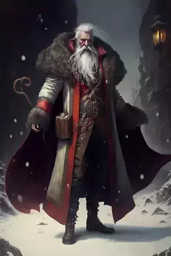 Nordic Winter Santa - Realistic Fantasy Character