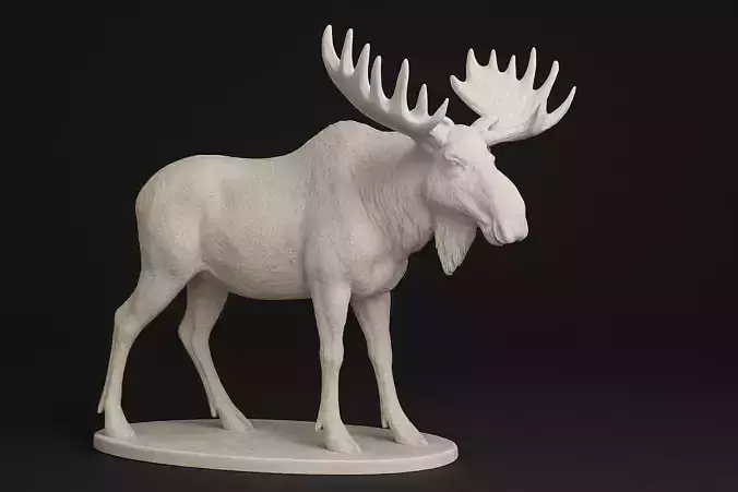 Moose Sculpture 