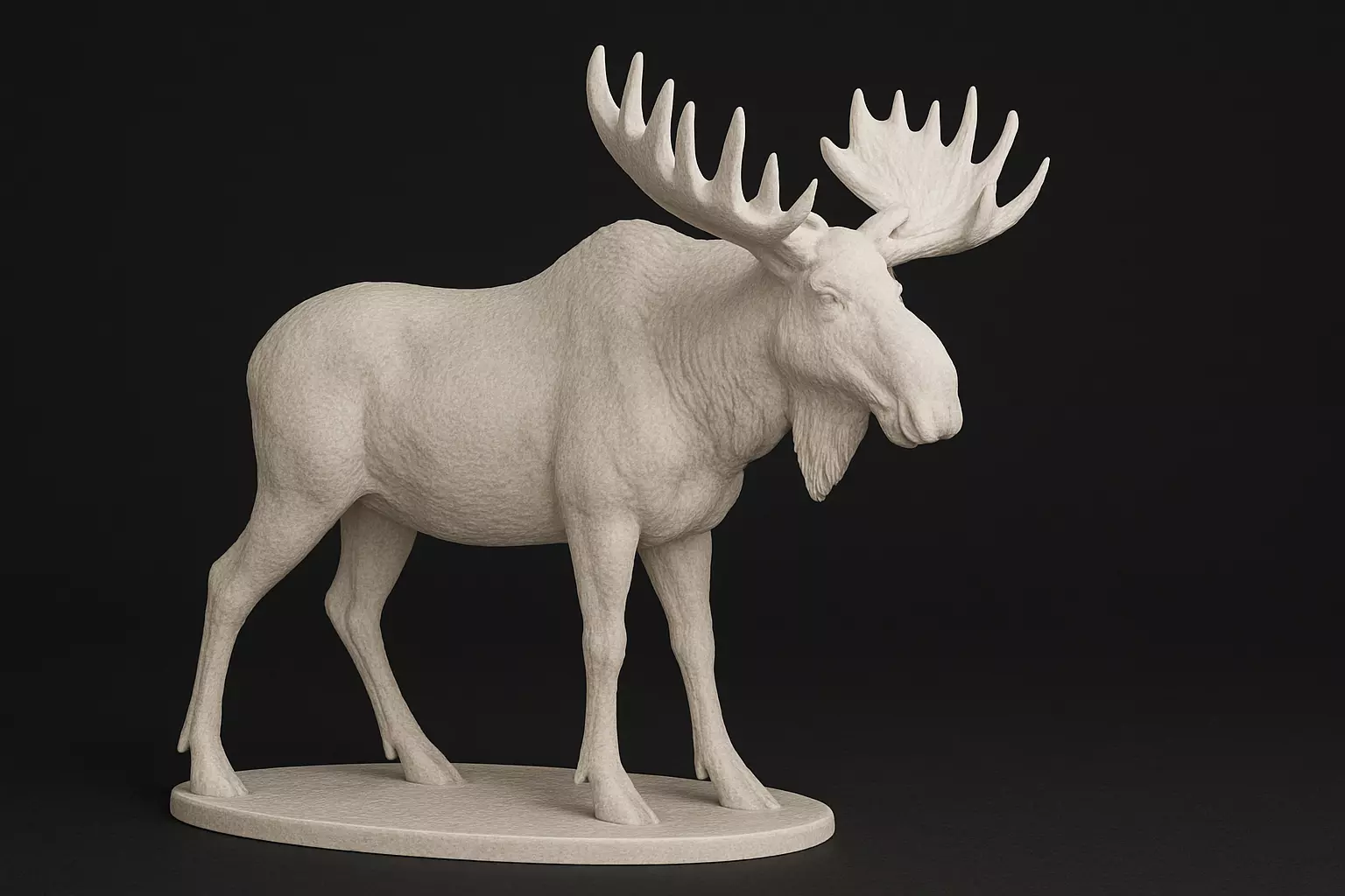 Moose Sculpture 3D print model