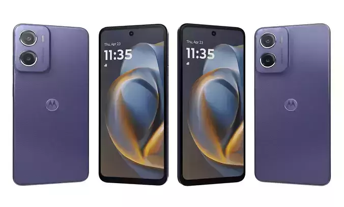 Motorola Moto E15 Fresh Lavender High Poly