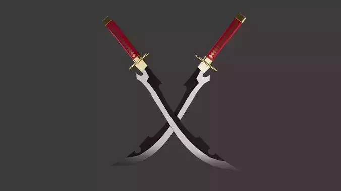  Katen Kyokotsu sword model from bleach