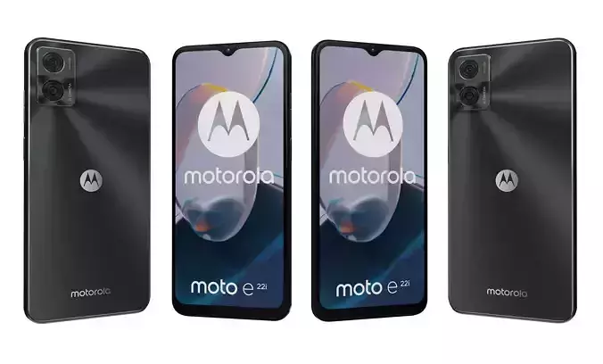 Motorola Moto E22i Black High Poly