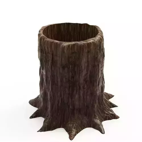 Tree Trunk Bottle Holder 3D Printable STL  File