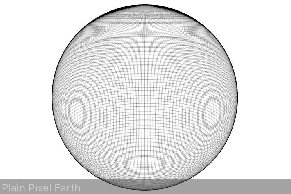 Pixel Earth 3D model_7