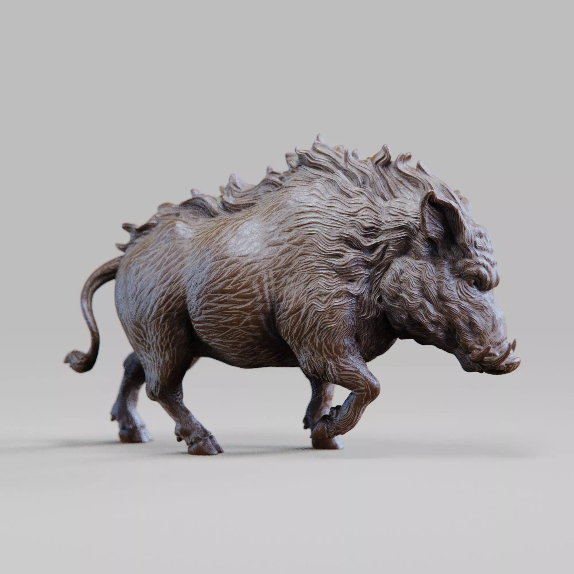 Wild Boar 3D print model