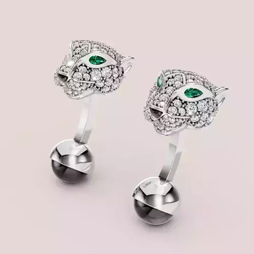 Panthere de Cartie cufflinks panther Panthera Pantera