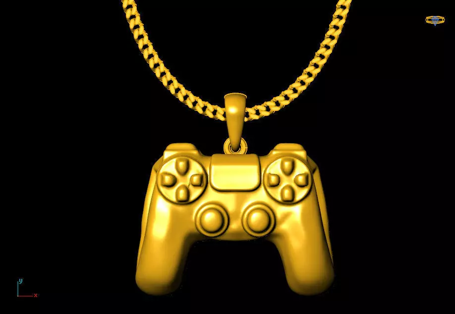 Controller playstation pendant charms - one inch pendant 3D print model