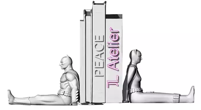 Batman Book Holder  Mini Superhero Designer Toy  