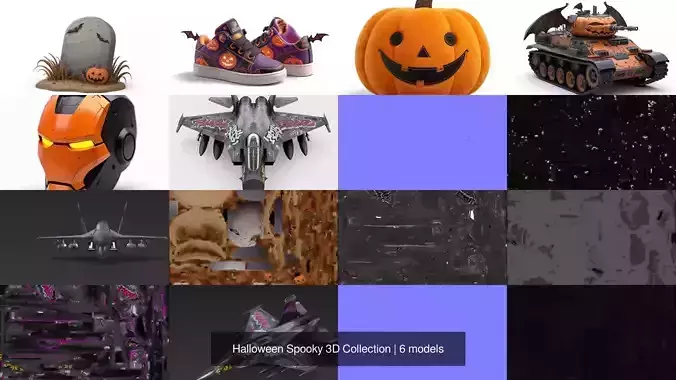 Halloween Spooky 3D Collection