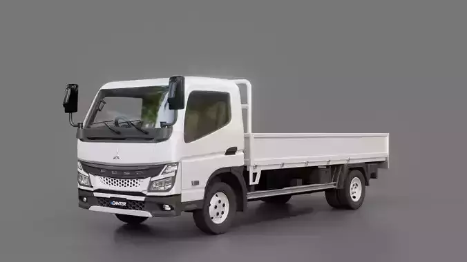 Mitsubishi Fuso Canter e City Flatbed Truck