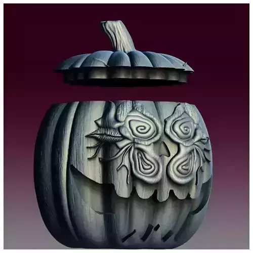 Halloween Hypno Pumpkin Jar Spooky Candy Bucket