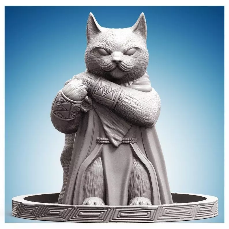 Trader Cat Planter 3D Printable STL File 3D print model