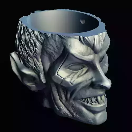 Dracula Candy Bucket Spooky  Planter 3D Printer STL File 
