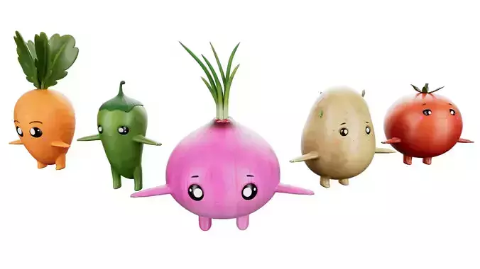 Vegetables Characters