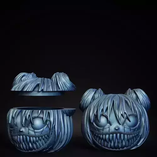 Spooky Stitch Witch Pumpkin Jar 3D Printer STL File