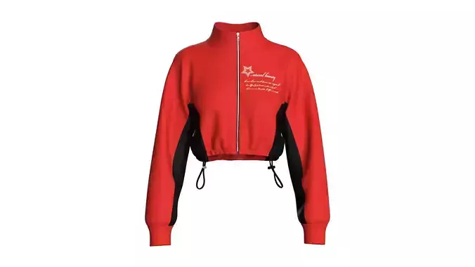 Girls Cropped Jacket - NATURAL BEAUTY