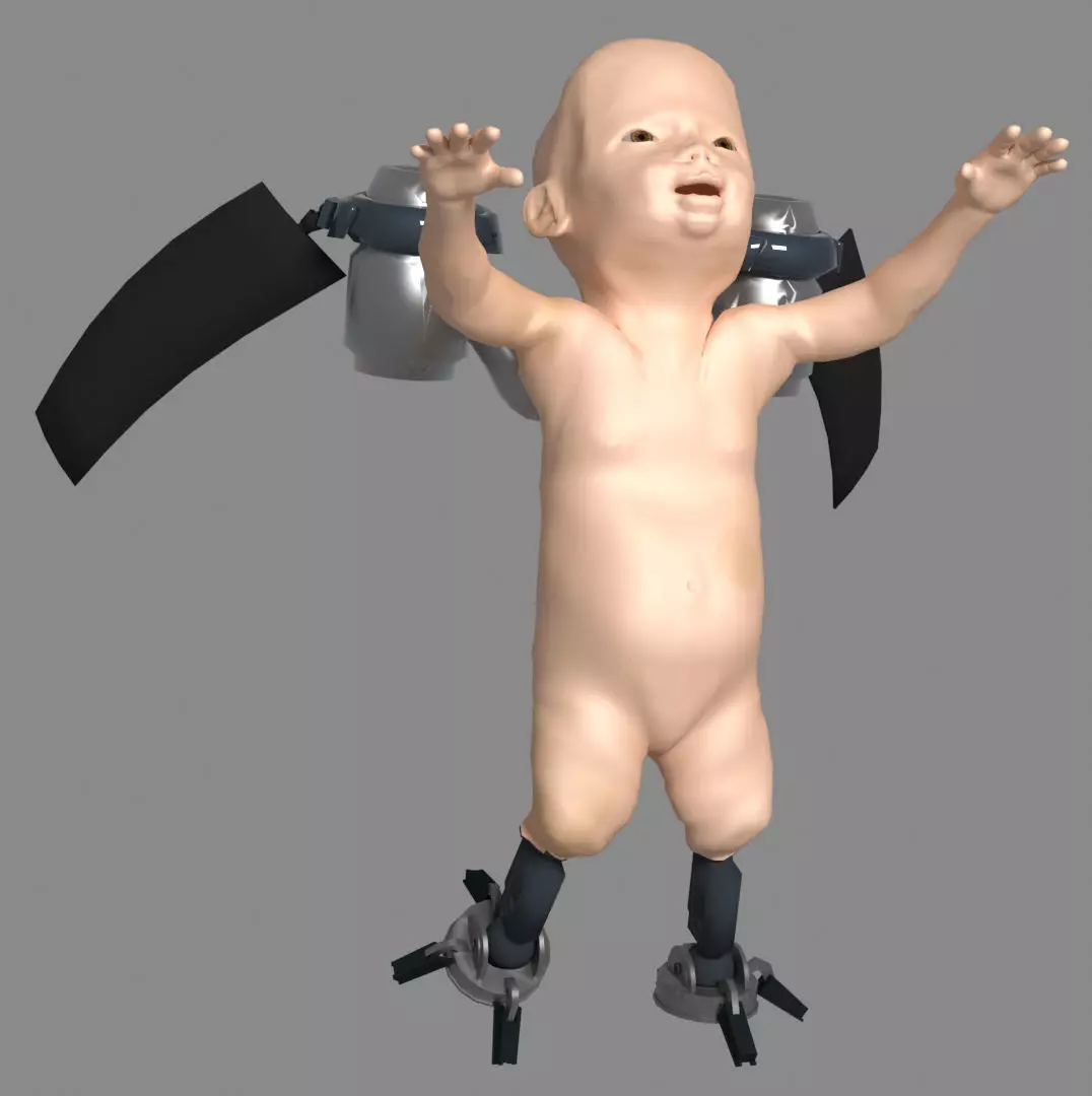 Babybot X-3 aka Angel 3D model_0