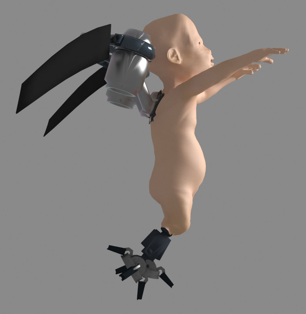 Babybot X-3 aka Angel 3D model_3
