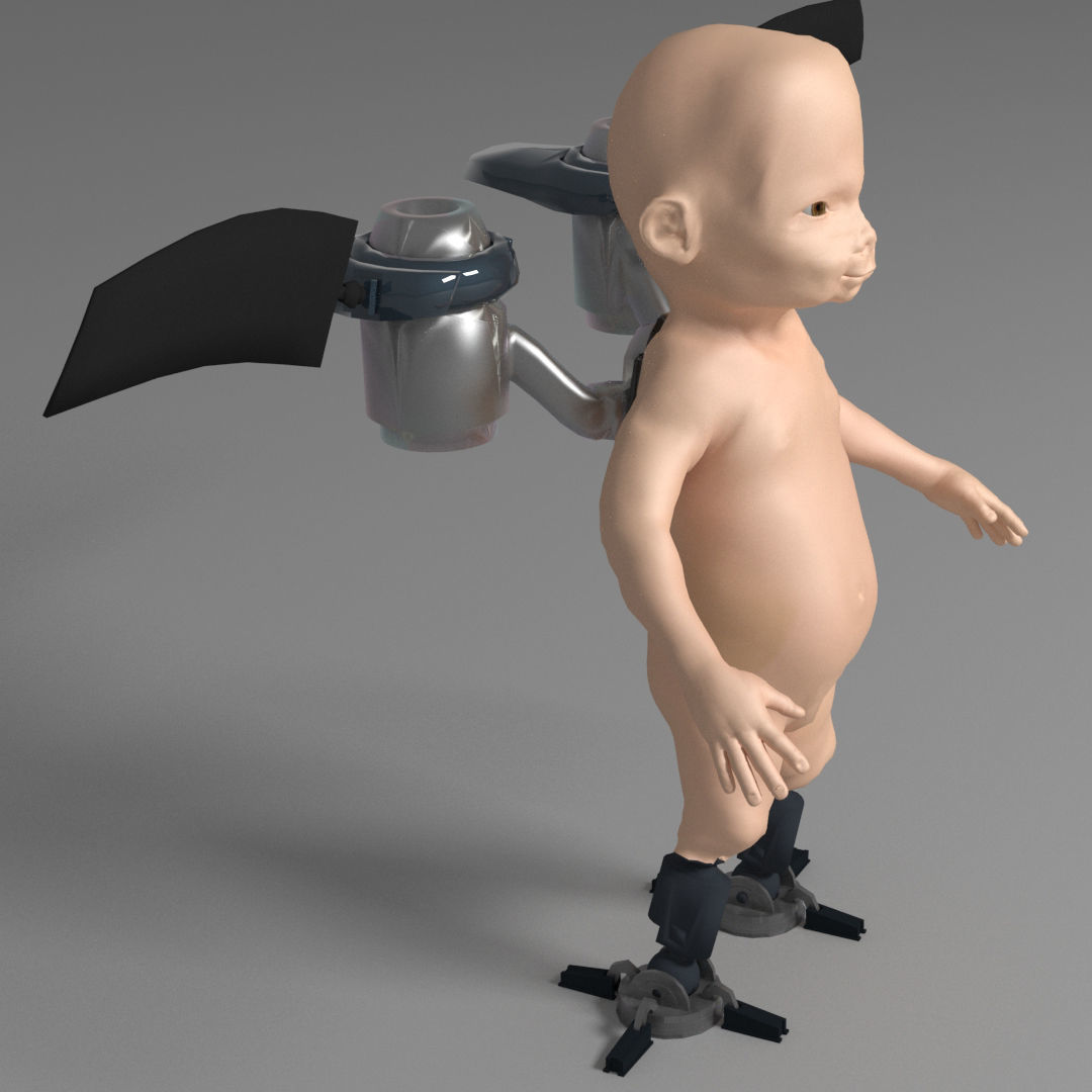 Babybot X-3 aka Angel 3D model_1