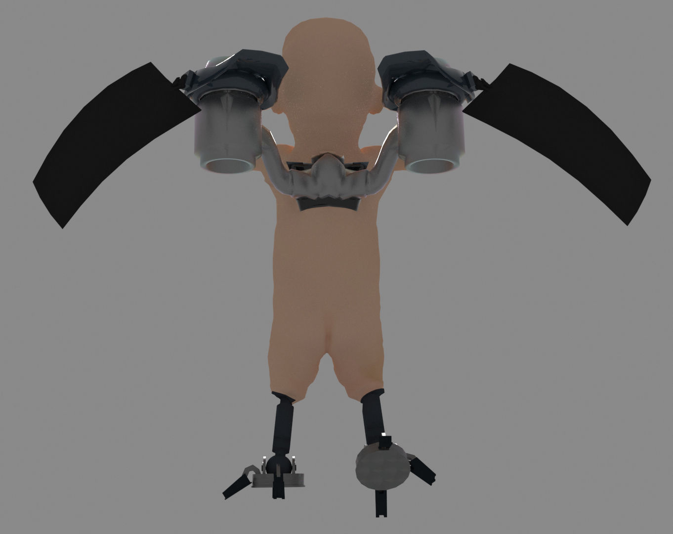 Babybot X-3 aka Angel 3D model_2