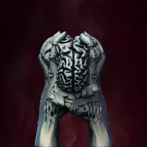 Horror Synapse Squeeze Candle Holder 3D Printer STL File