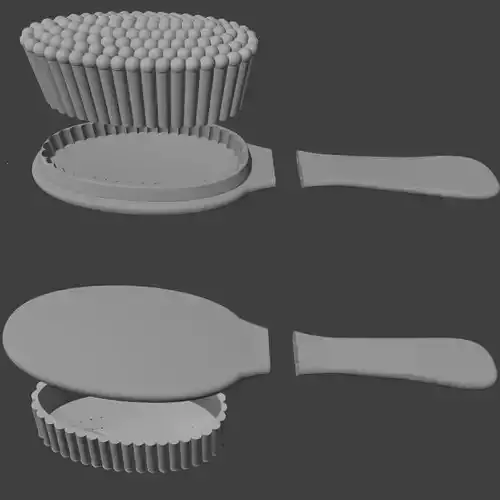 Large Oversized Huge Enormous Doll Hairbrush Prop