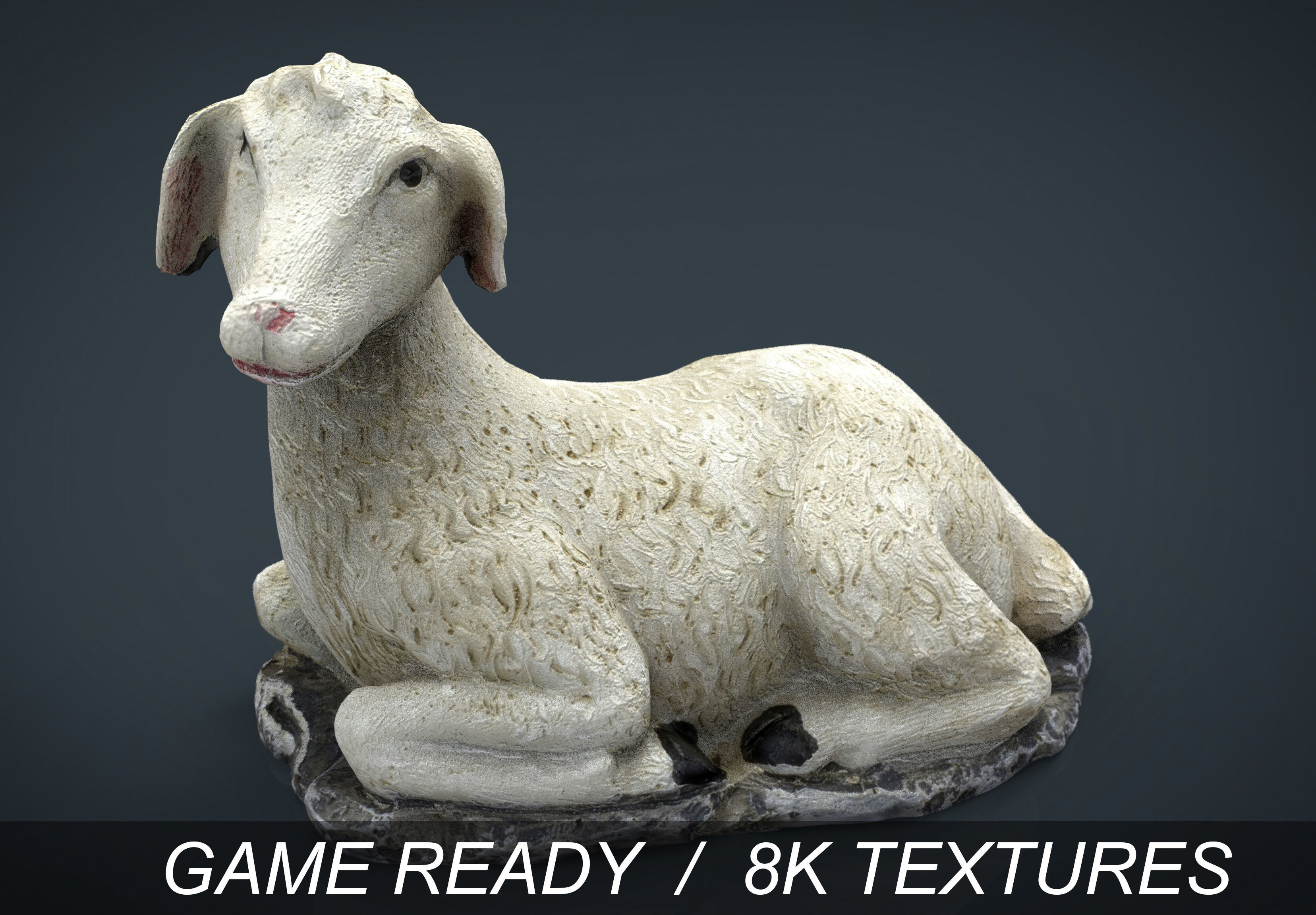 Christmas Nativity Scene Props Low-poly 3D model_9