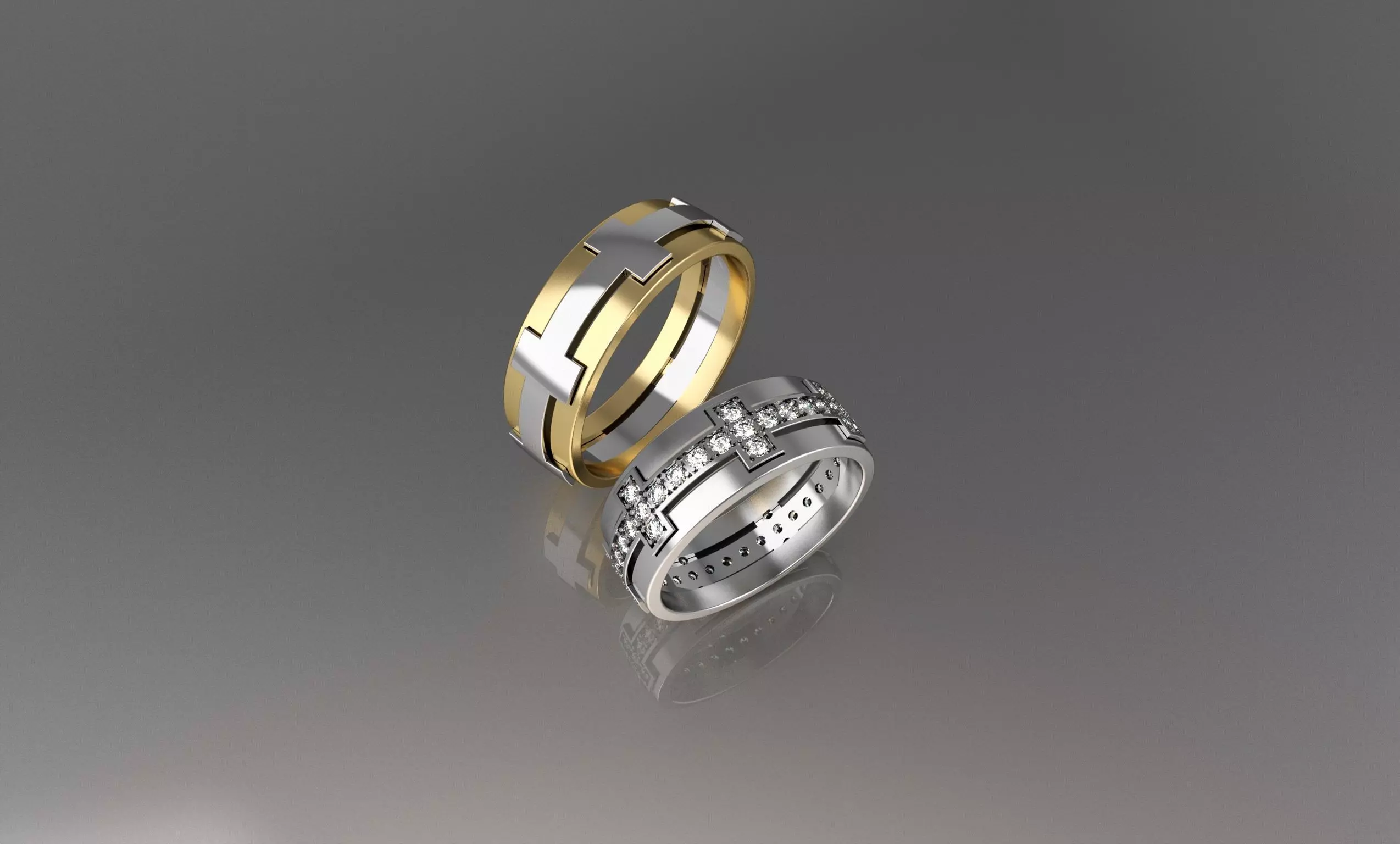Wedding Rings 3D print model