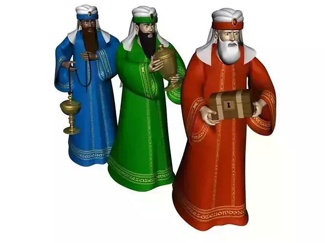 Three Kings 3D model