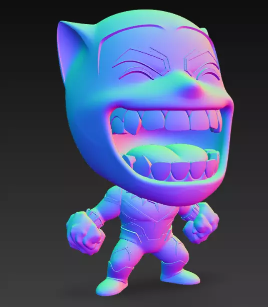 Mini Funny Panther 3D print model