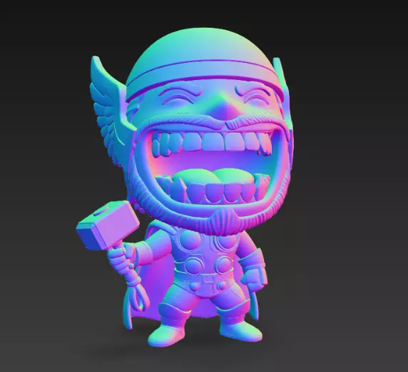 Thor Mini Funny Boy 3D print model