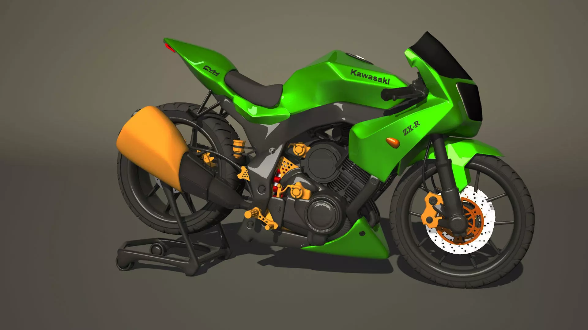 Kawasaki Ninja 600 R 3D model