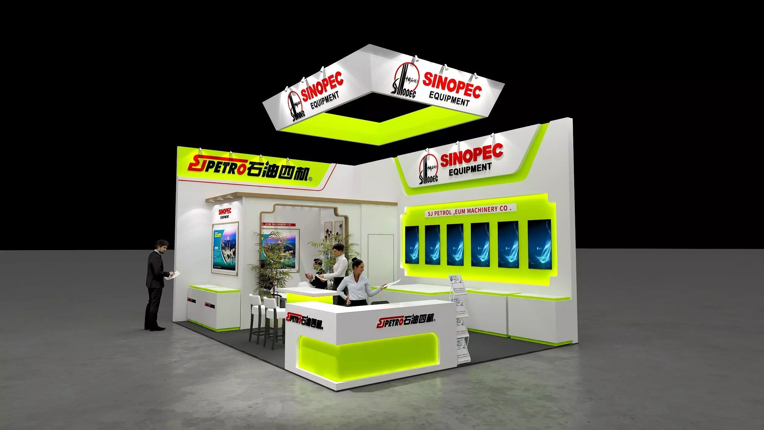 Exhibition booth 3D model