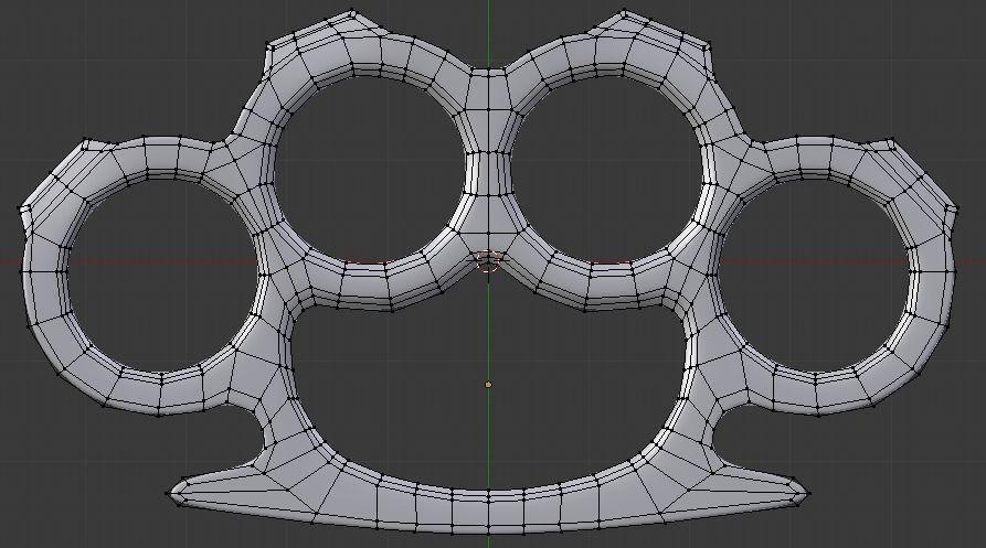 Knuckles pair of metal fists 3D model_2