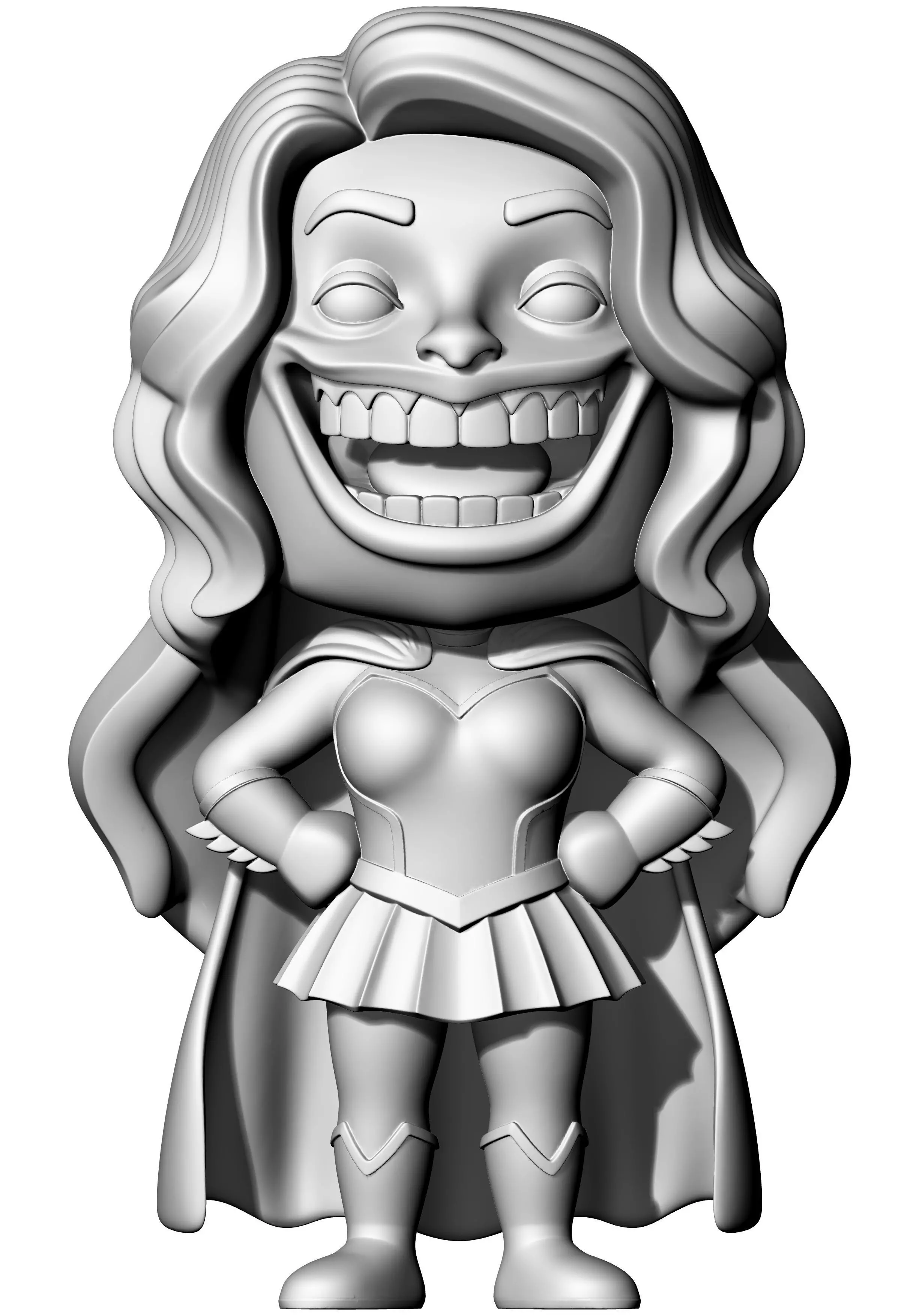 nny Toy Amazing Superhero Boy Lady 3D print model