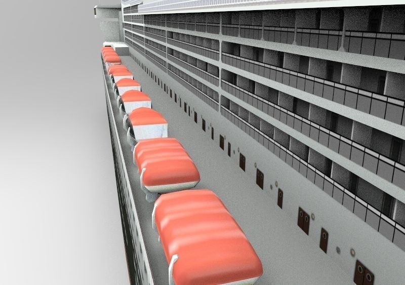 The ship Queen Mary 3D model_6