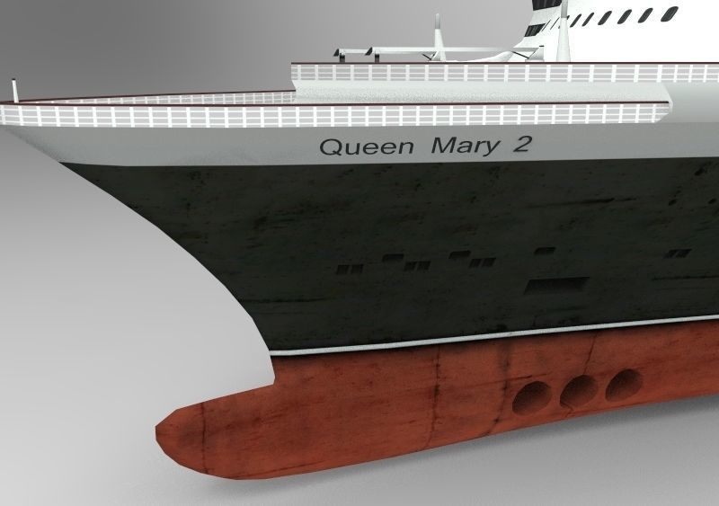 The ship Queen Mary 3D model_10