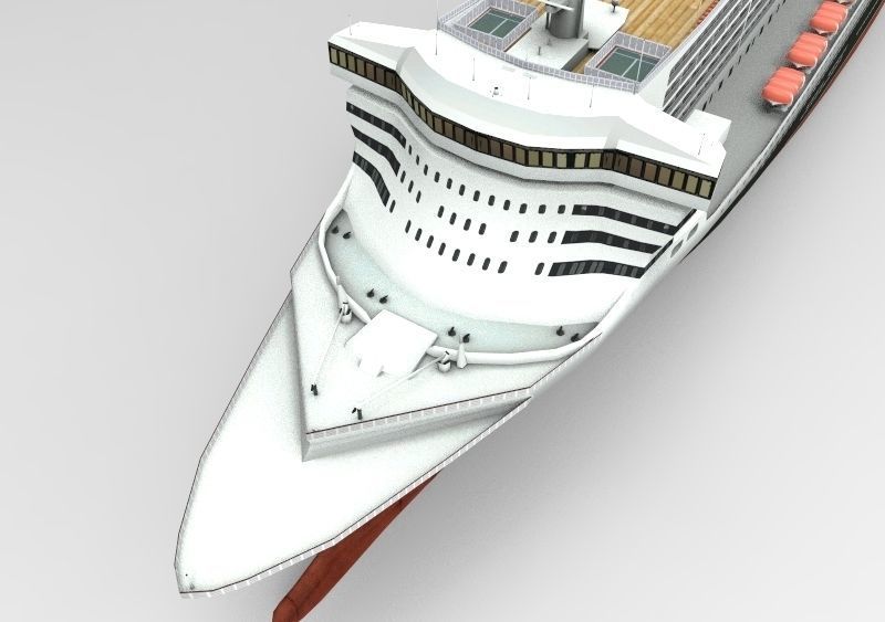 The ship Queen Mary 3D model_3