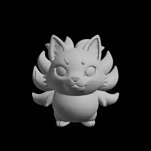 Chibi Kitsune Figurine