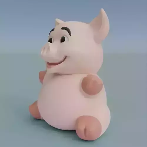 Chibi Pig Piggy Bank