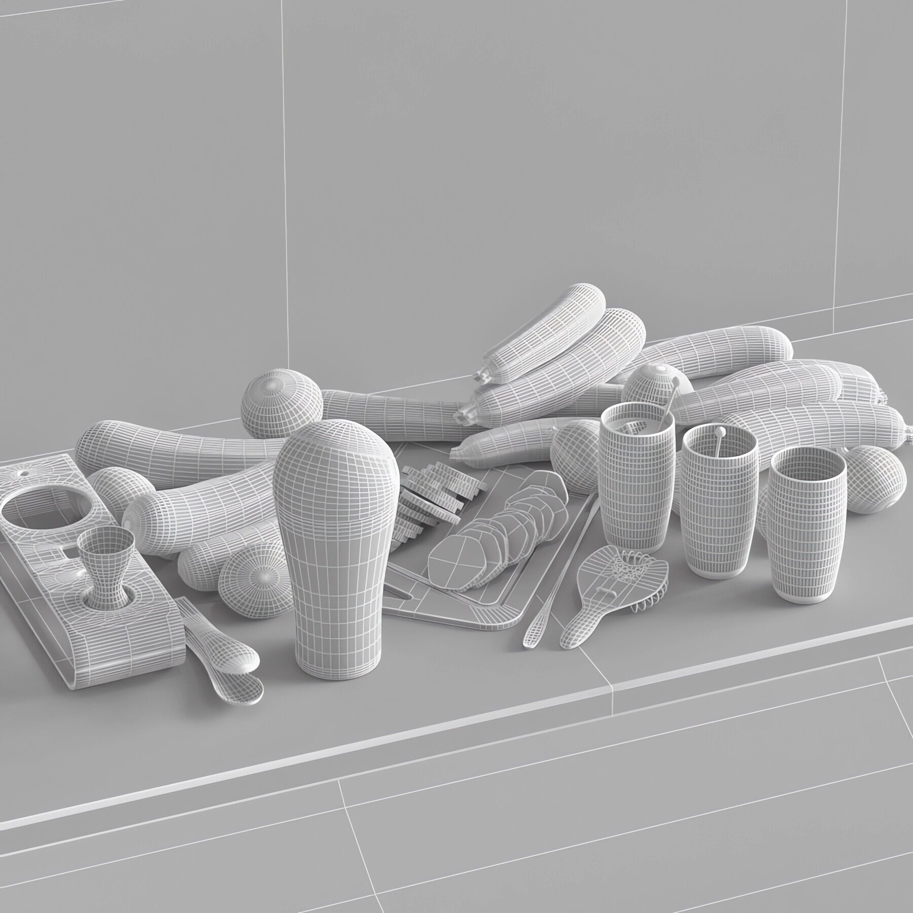 Cocktail Set WMF Loft Designer 3D model_2