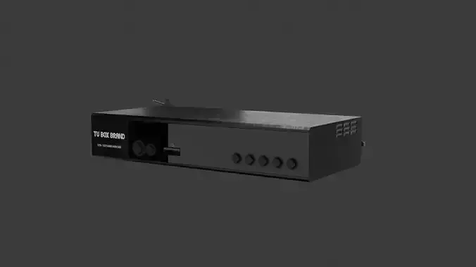 TV Box Set Top Box 3D model