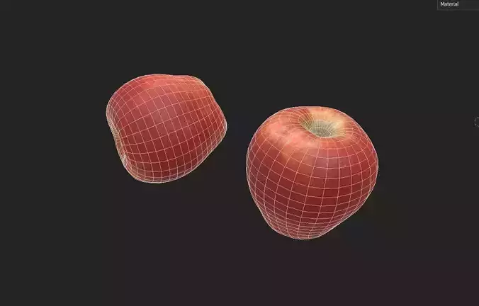 Apple M26 Low-poly 3D model 7