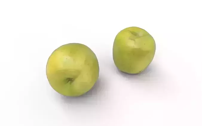 Apple M29 Low-poly 3D model 5
