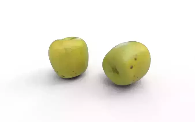 Apple M29 Low-poly 3D model 4