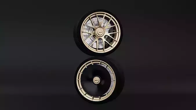 Porsche 911 GT3 RS 992 Wheel - Model 2