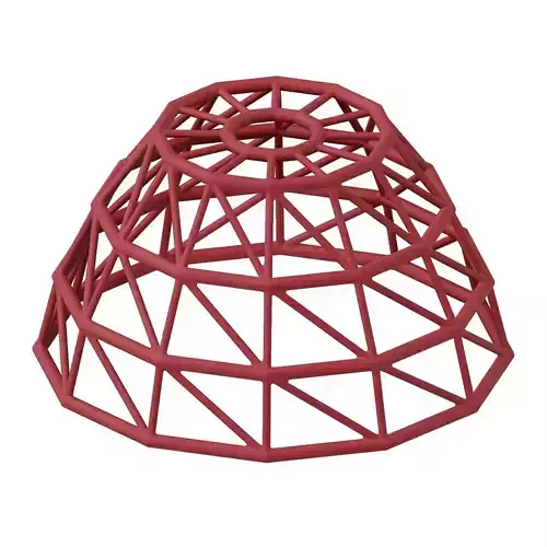 Plastic Exquisite Dome Structure Toy