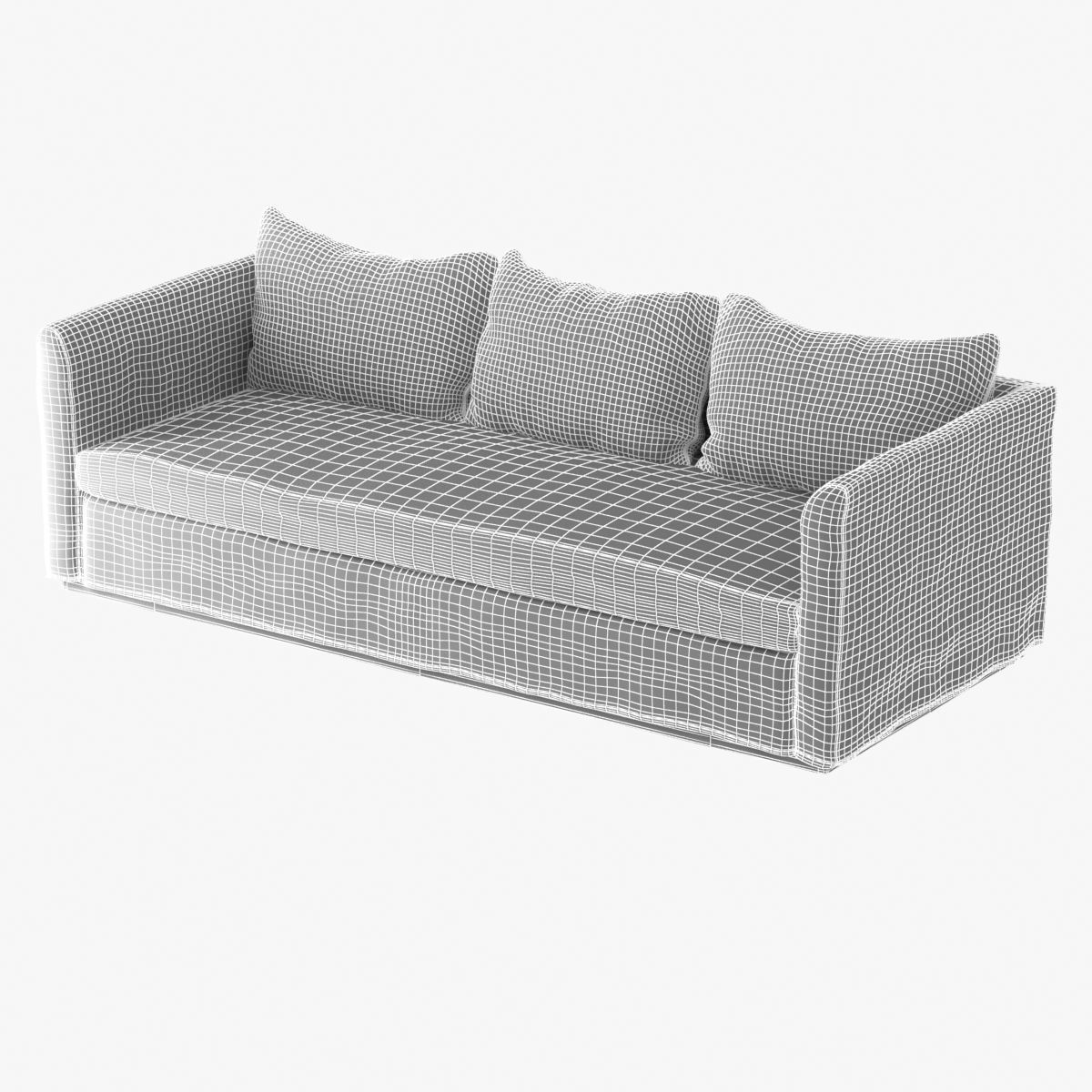 Caravane THALA Sofa with loose cover 3D model_8