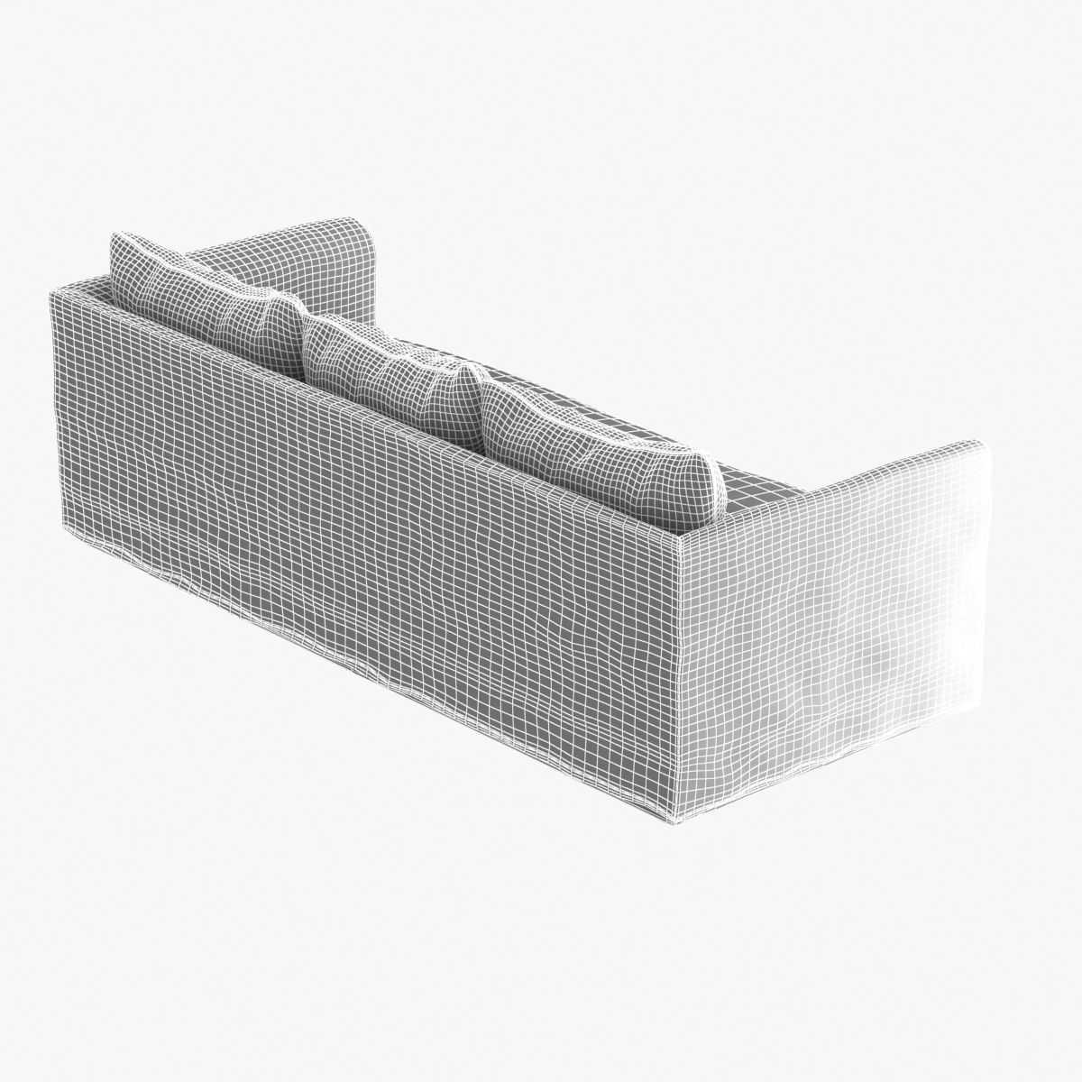 Caravane THALA Sofa with loose cover 3D model_11