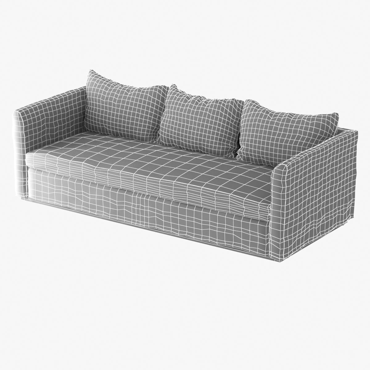 Caravane THALA Sofa with loose cover 3D model_9
